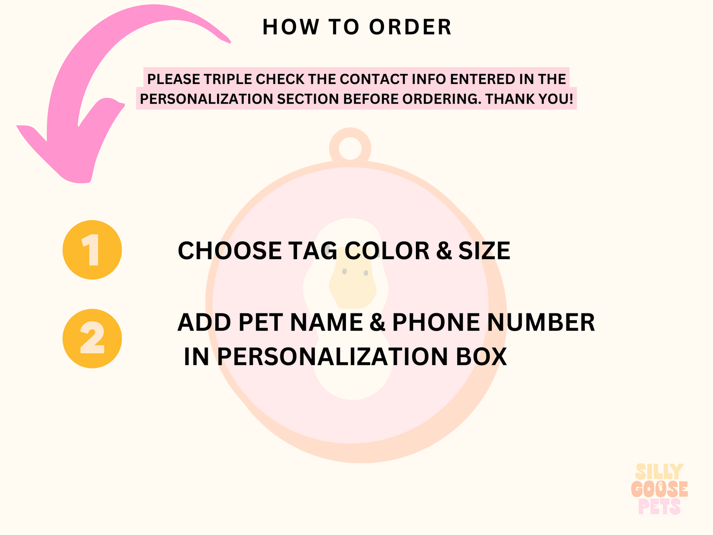 Minimalist Script Pet ID Tag