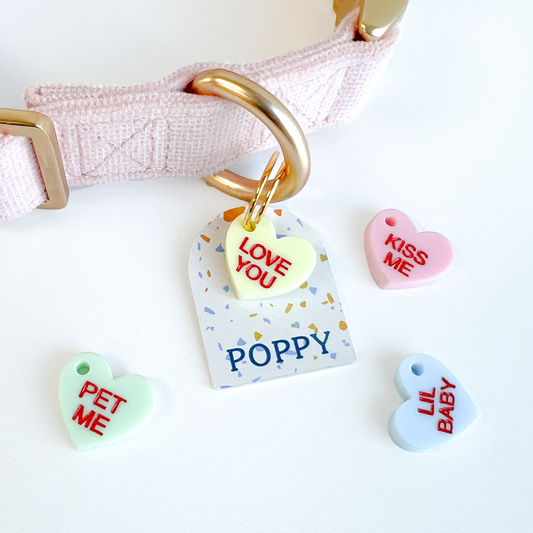 Conversation Hearts Charm Set
