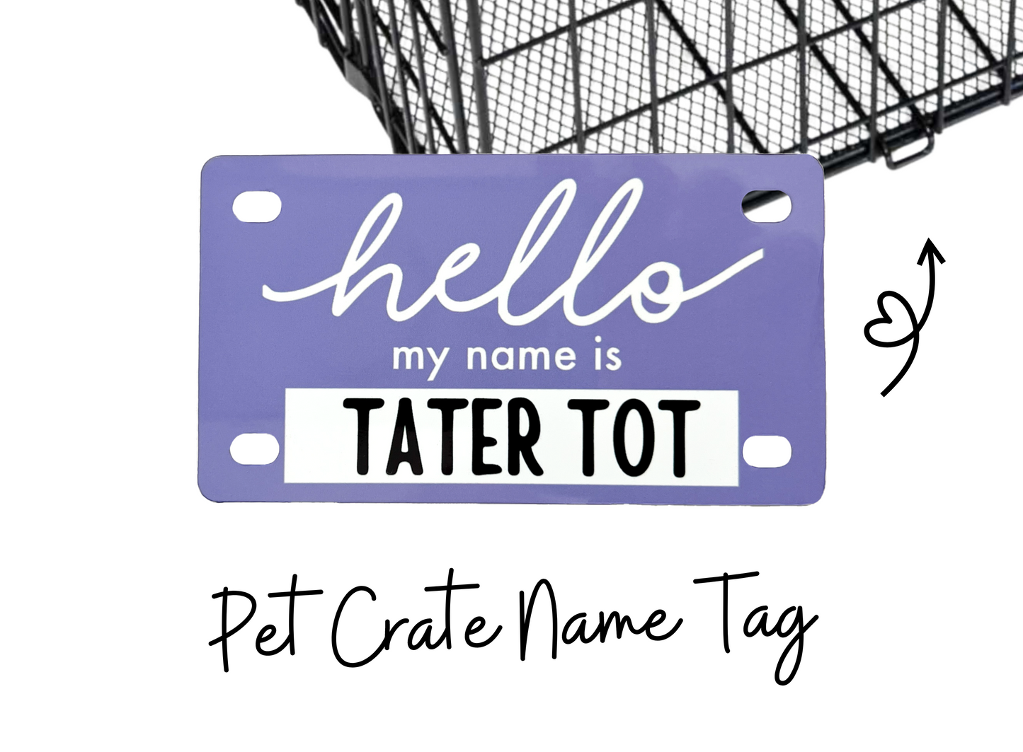 Crate ID Tag Custom Color
