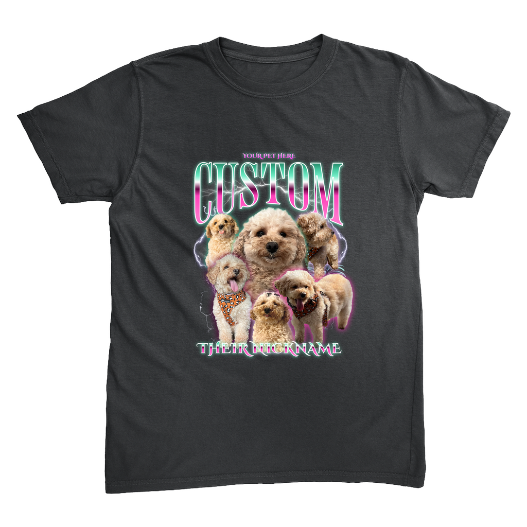 Custom Pet Bootleg Hype Shirt Pet Faces