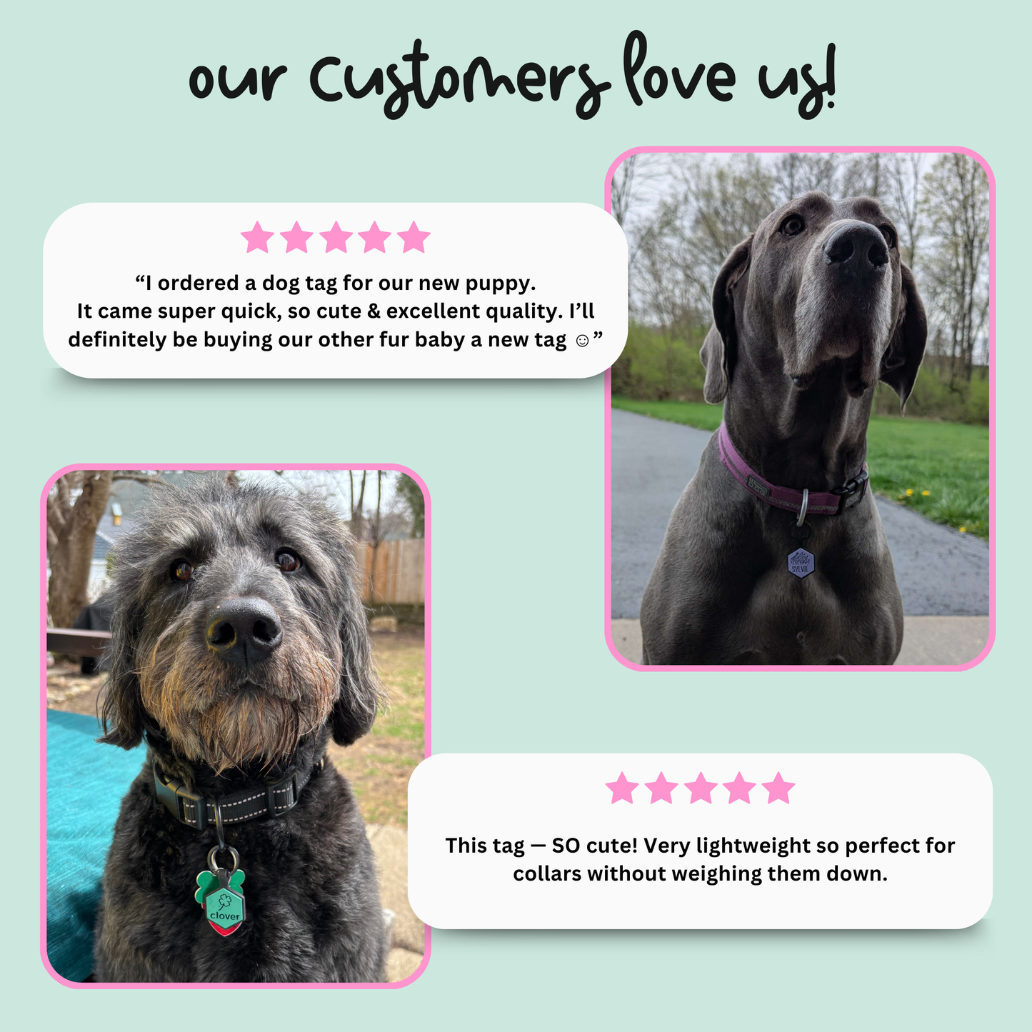Campsite Silicone Engraved Pet ID Tag