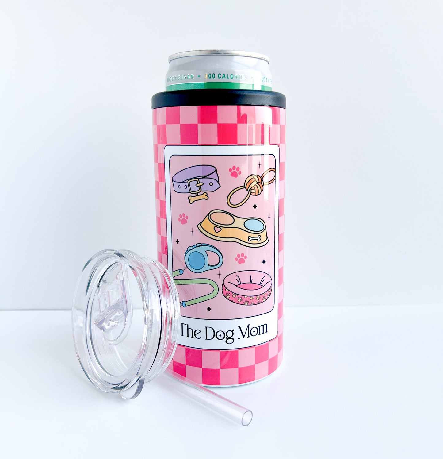"The Dog Mom" Tarot Card Dual Can Chiller