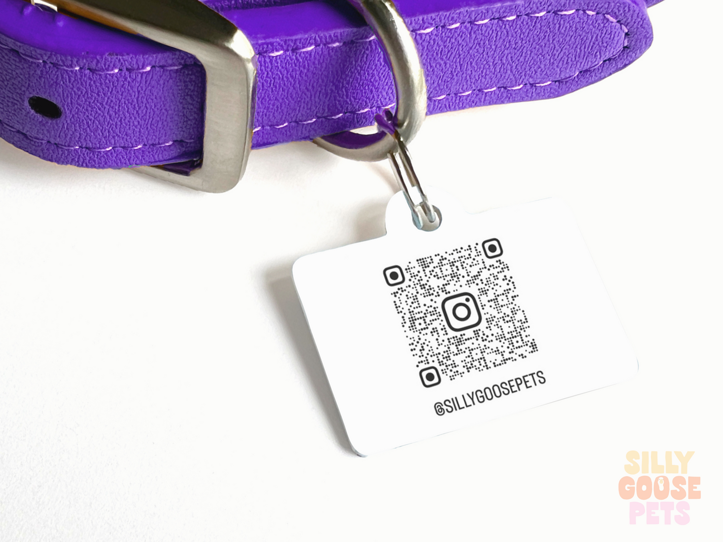 Influencer Pet ID Tag QR Code