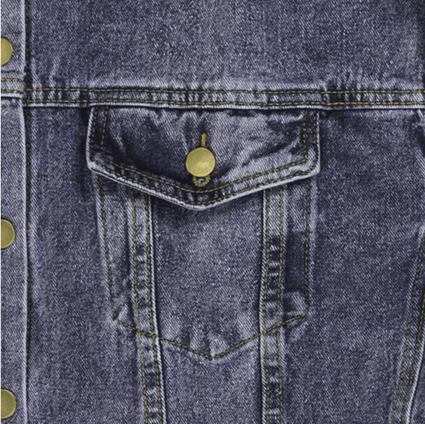 Retro "Fan Behavior" Custom Oversized Denim Jacket