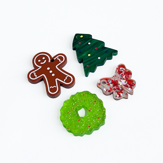 Christmas Pet Collar Charm Set – Holiday Collection