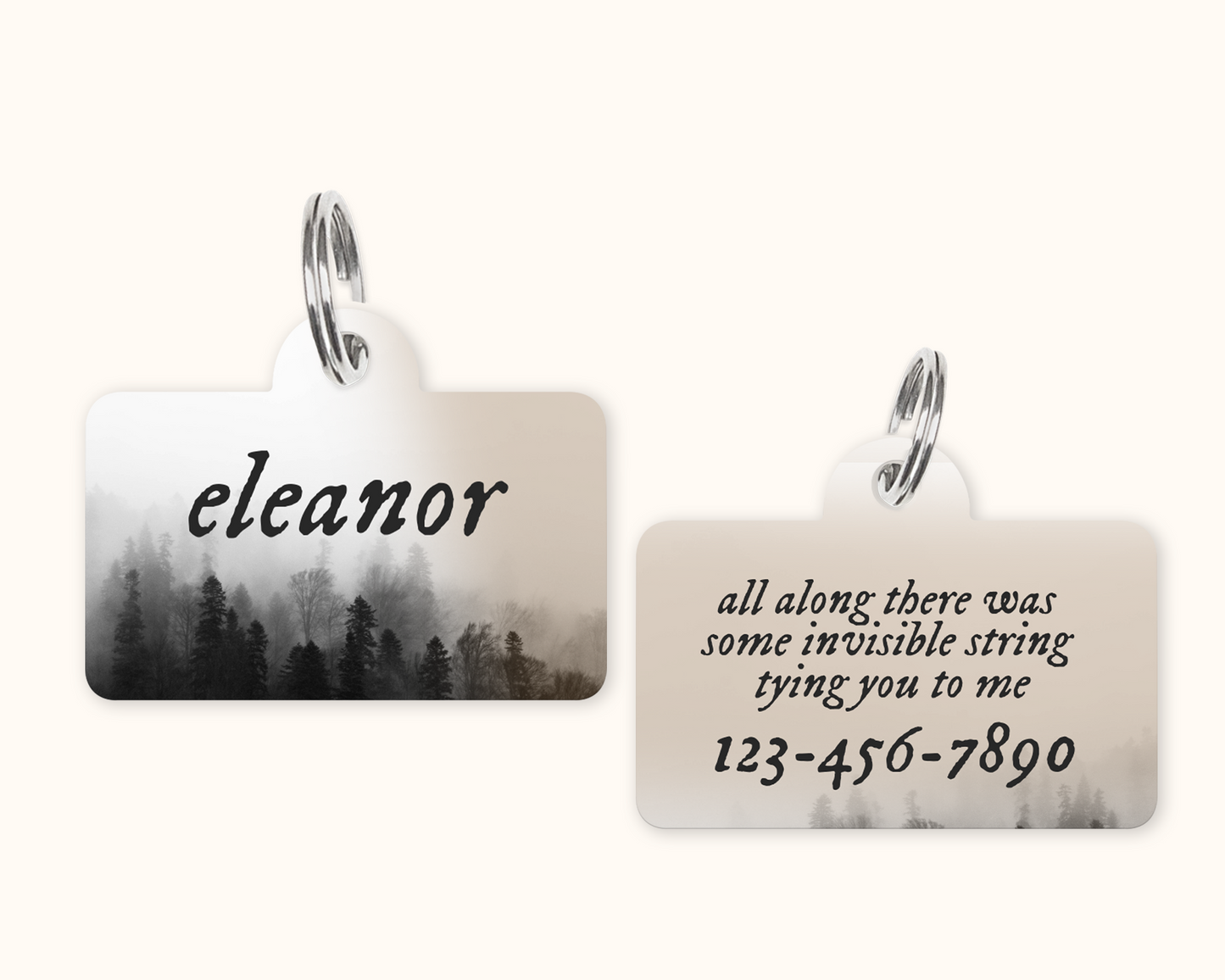 Folksy Era Pet Tag