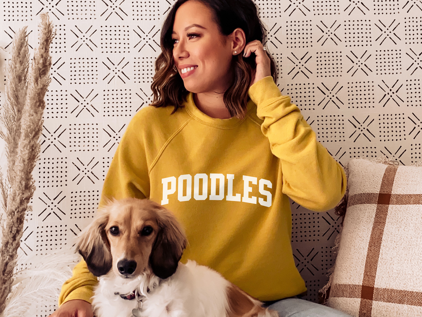 Dog Breed Collegiate Sponge Fleece Sweatshirt