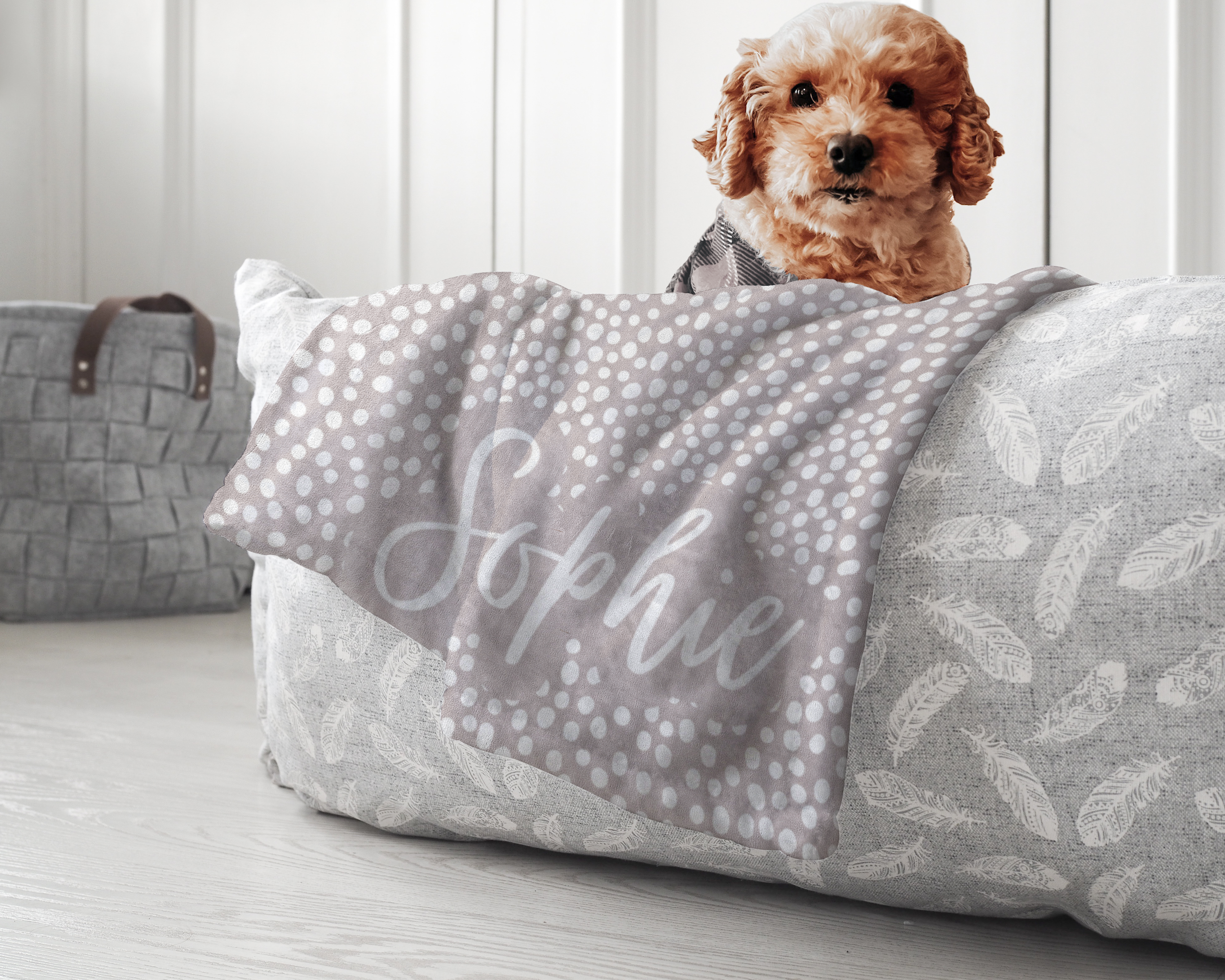 Fluffy clearance personalised blanket