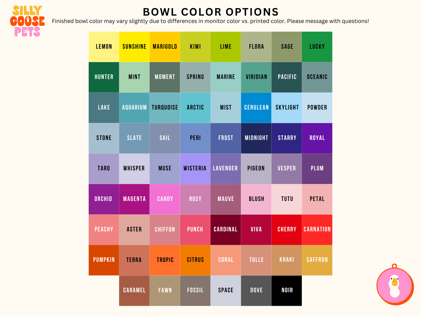 Colorblock Pet Bowl