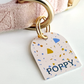 Arch Terrazzo Modern Pet ID Tag