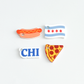 Chicago Pet Collar Charm Set