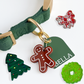Christmas Pet Collar Charm Set – Holiday Collection