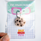Chocolate Chip Cookie Pet Collar Charm