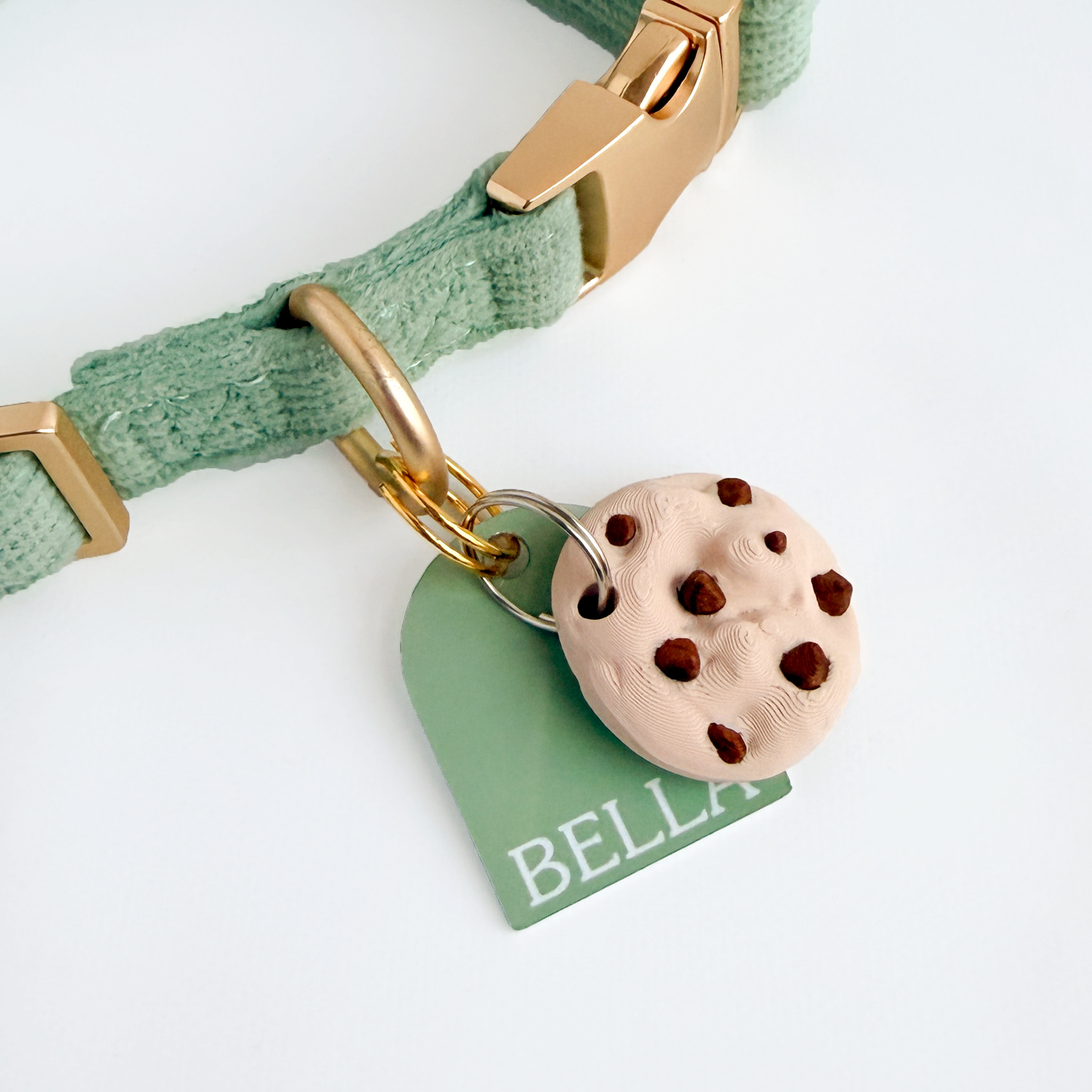 Chocolate Chip Cookie Pet Collar Charm