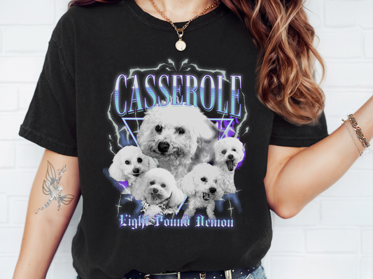 Custom Bootleg Style Metal Concert Hype Dog Shirt