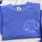 Pet Silhouette Sweatshirt Personalized Ears Line Art
