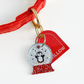Snowglobe Charm – Penguin Winter Pet Collar Accessory