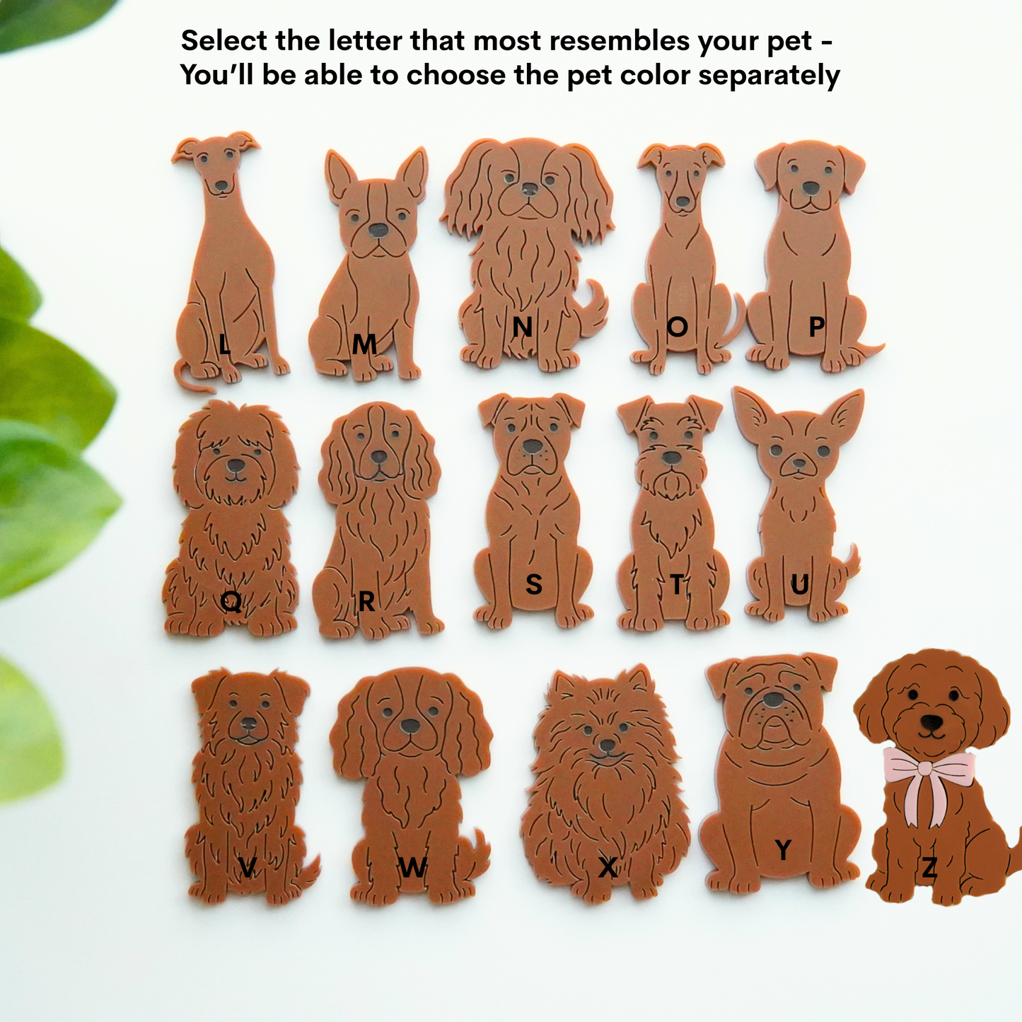 Custom Cameo Holiday Dog Ornament - 2025 Edition