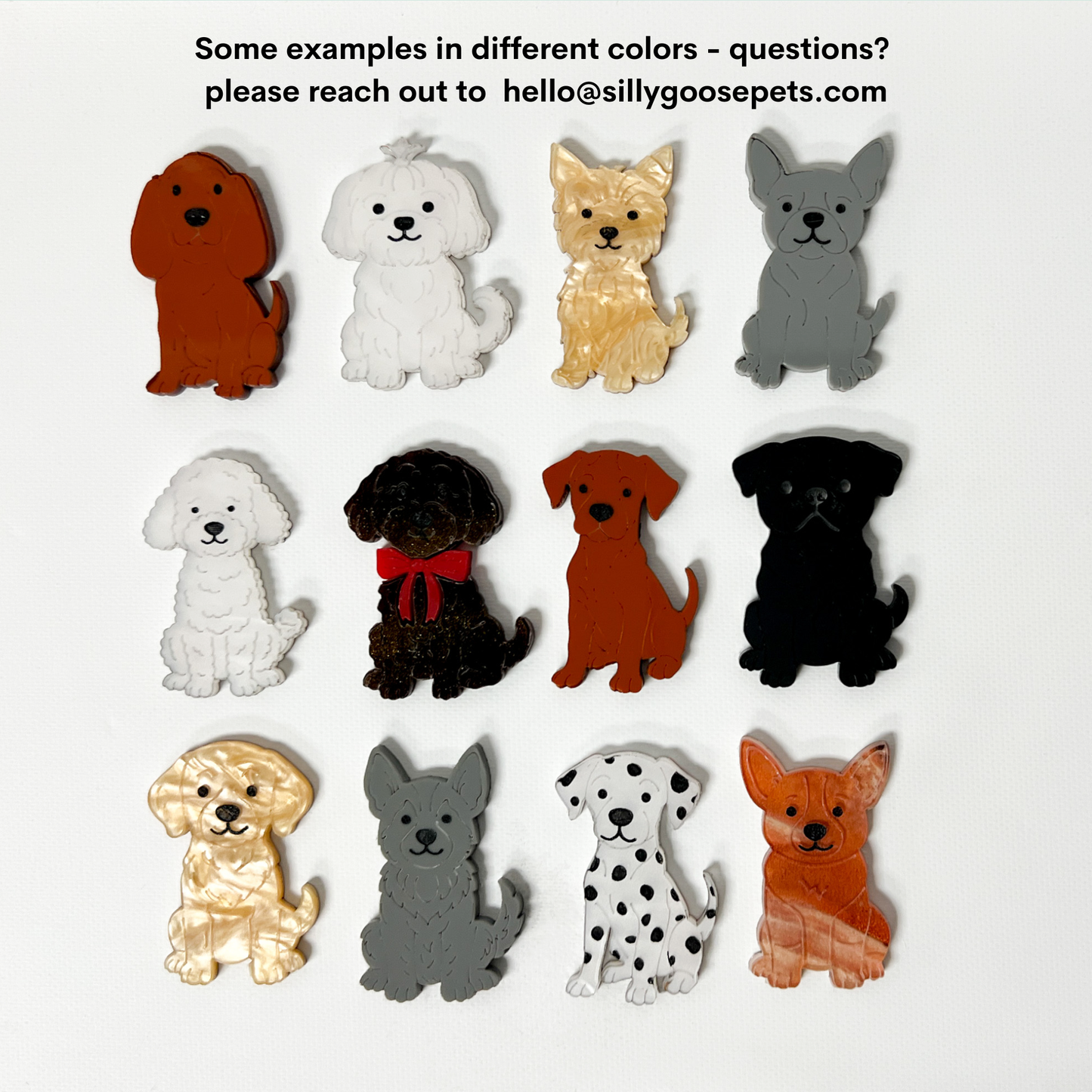 Custom Cameo Holiday Dog Ornament - 2025 Edition