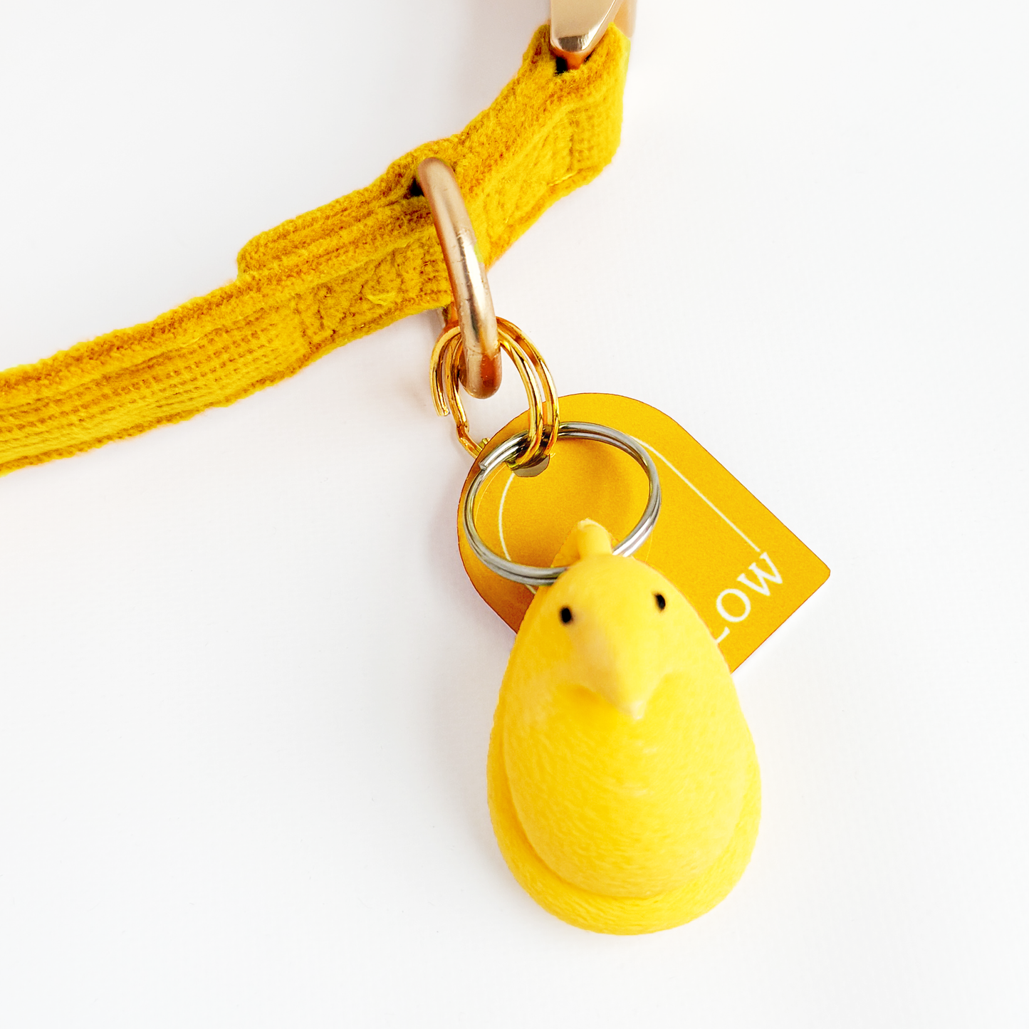 Marshmallow Chick Collar Charm