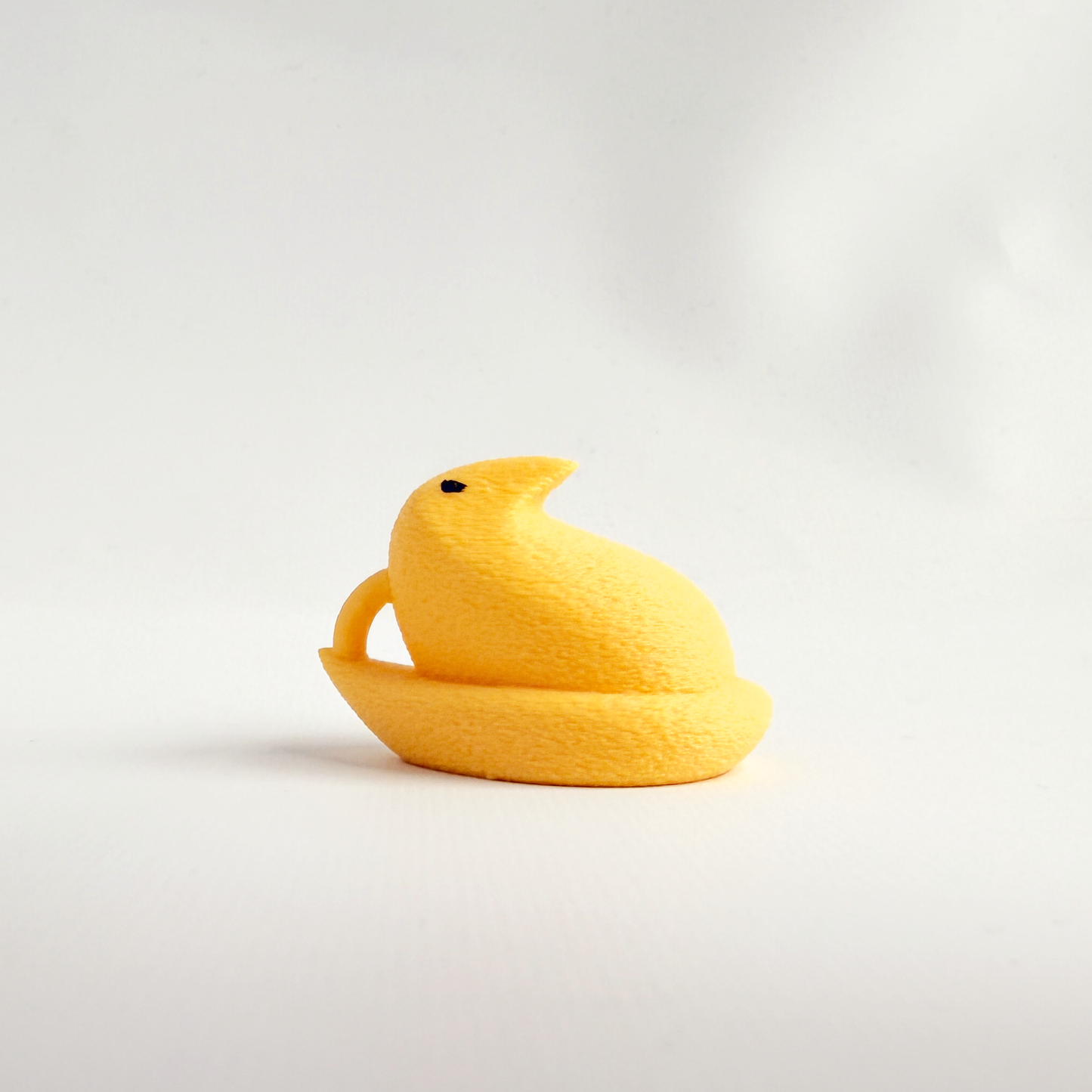 Marshmallow Chick Collar Charm