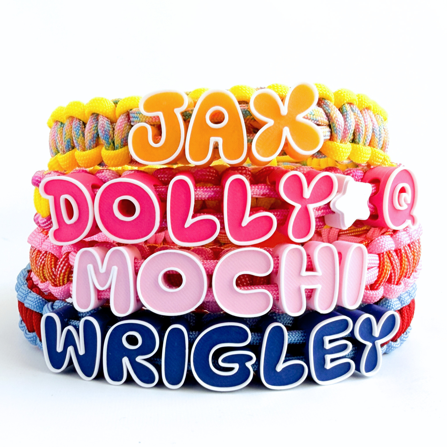 Custom Name Charm Collar