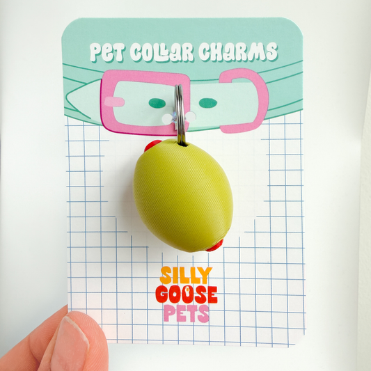 Olive Collar Charm