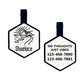 Mountain Road Silicone Engraved Pet ID Tag
