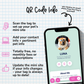 QR Code Silicone Pet ID Tag