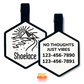 Mountain Road Silicone Engraved Pet ID Tag
